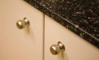 Many standard laminates, solid surfaces and quartz countertop choices to match existing Preference cabinetry or color schemes.