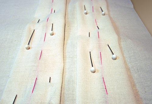 Fabric pen or pencil to mark pleats NOTE: For this example, we will