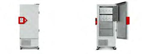 Series UF V Ultralow temperature freezers Series UF V with VIP insulation and electromechanical door lock The BINDER ultralow temperature freezer ensures safe long-term storage of samples at a