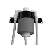 It includes a 1 1/2 ABS slip connection to P-Trap, a stainless steel bridge assembly with 90 degree PVC elbow and adapters for 3/4 drain flex lines. PART# PTA-100 PRICE 99.
