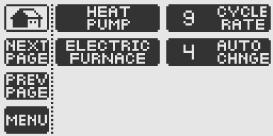 ADVANCED SETTINGS - SYSTEM CONFIGURATION! IMPORTANT: By inadvertently modifying system configuration settings, you may seriously degrade HVAC system performance.