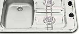 AC 540 siphon, rubber seal, potholder Dimensions [WxHxD] 600 x 120 x 420 mm 600 x 120 x 420 mm Taps not included!
