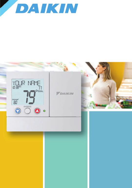 Digital Thermostat Optional accessories available, including Wi-Fi D4272C