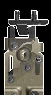 The latches of the CVC system operate independently, allowing the top latch