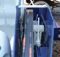 You use the loading equipment when you are loading grain onto a truck or lorry.