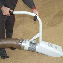 The suction blower can be used with different