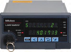 Laser Scan Micrometer Display Unit The LSM-5200 Display Unit is a versatile display unit dedicated to Laser Scan Micrometers.