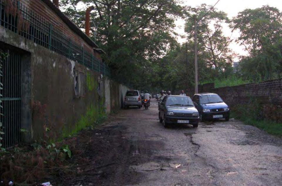 Unsafe Streets due to Setbacks & Boundary Walls