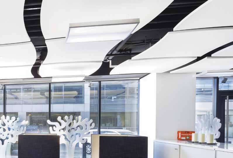 Solutions Because of the low ceiling height, the architect preferred to specify