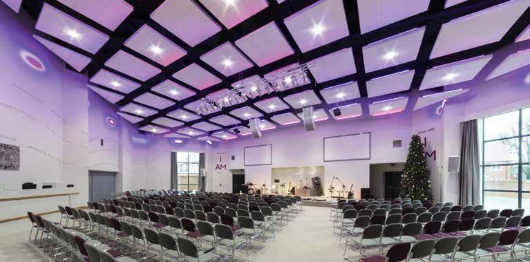 Floating Ceilings :::: 51 :::::::: Kings Church Amersham (UK) AXIOM CANOPY RANGE Floating ceilings using AXIOM C or AXIOM KE Canopies utilise Armstrong