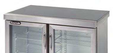 BQ1029 Special top for Gasmate 2 Door (228Ltr) Bar Fridge to bring height of fridge up to the same height as the Platinum II BBQ and Modules Stainless steel fascia with