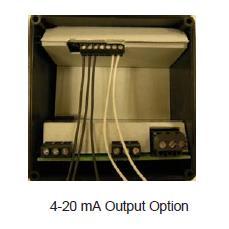 4-20 ma Output ( -M Option) The DQ15D is available with an optional 4-20 ma output signal proportional to the measured (displayed) temperature.