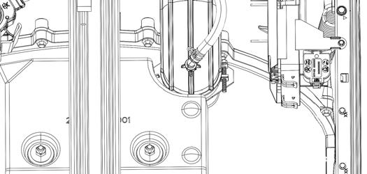 Rotate the wash basket to line up the baffle screw and tub tab with the tub collar as shown below. 8. Remove the # 2 Phillips head baffle screw. 9.