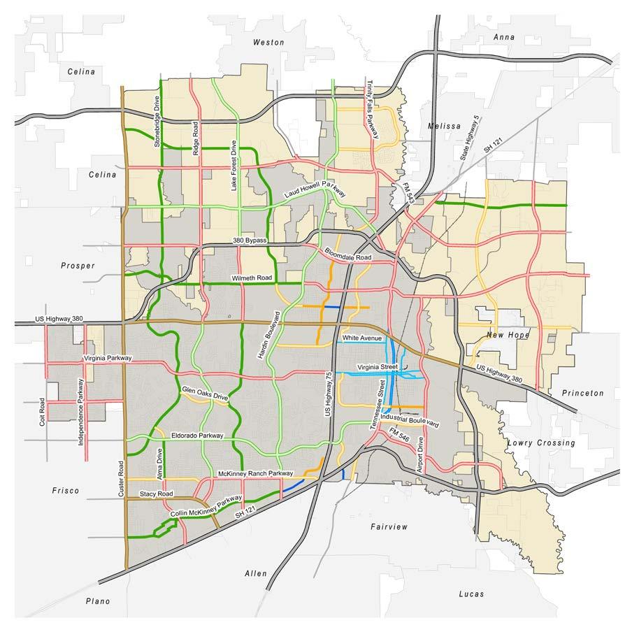 McKinney Regional Choices: Updated Thoroughfare Plan including