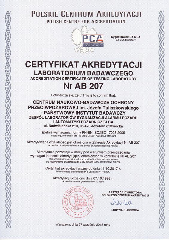 Annex 2 The accreditation