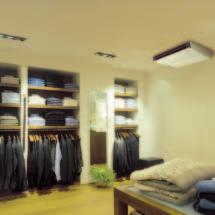 FHQ-B / RN-E Ceiling Suspended Unit! Ideal solution for shops, restaurants or offi ces without false ceilings! Copact design!