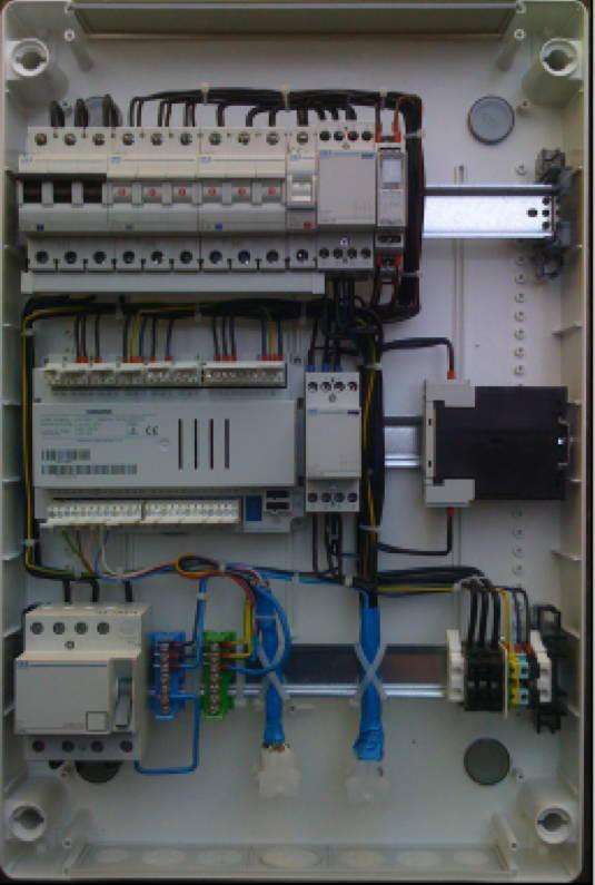 RZ2 Extended switchboard in the heat pump to an external power wiring components. Internal wiring is done in manufacturing.