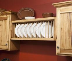 This will make your kitchen feel more open, while capitalizing on additional storage opportunities.