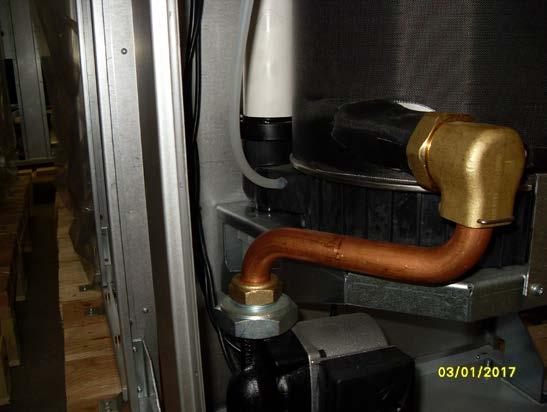 19) drains condensate discharged from the heat exchanger and flue pipe.