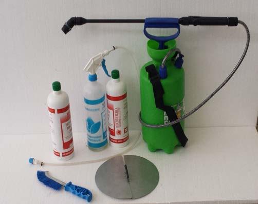 Maintenance schedule & procedures 27 Kit Contents: -- 1 x Manual water pump and wand -- 1 x Calorite