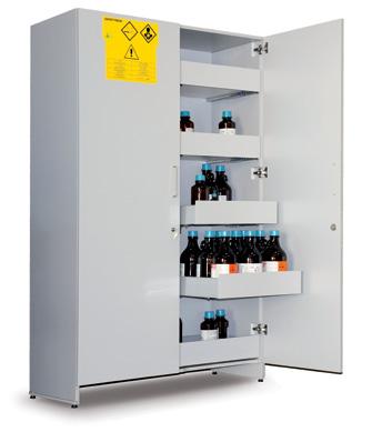 SICUR WOOD 120 SICUR WOOD 60 Melamine cabinet for the storage of chemical products.