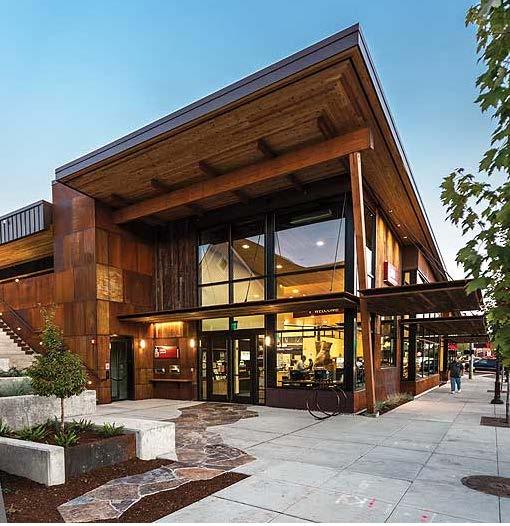 Duvall Library King County Library System, WA Massing/Form/Scale: Asymmetrical, angular Contemporary Two story interior Compact, Urban Natural