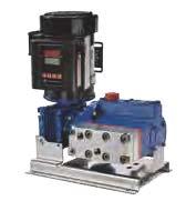 This Hydra-Cell pump shown to scale has the same flow capacity and pressure rating as this