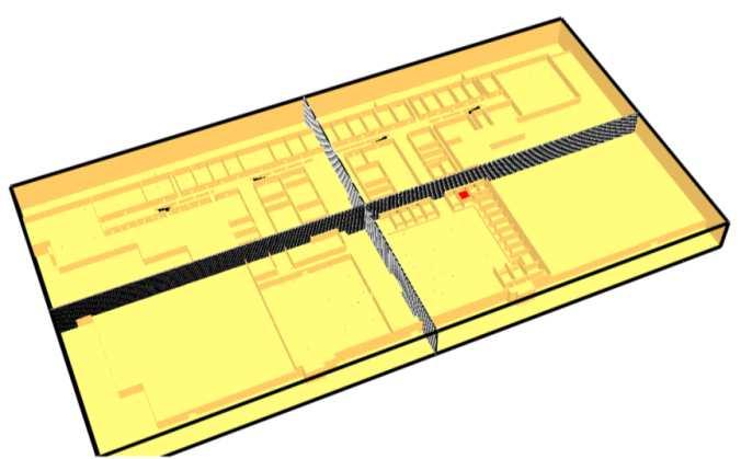 American Journal of Energy Engineering 2015; 3(4-1): 52-71 57 Figure 3(b). rid elements in two planes along the front of the mall (xdirection), and along the width of the mall (y-direction).