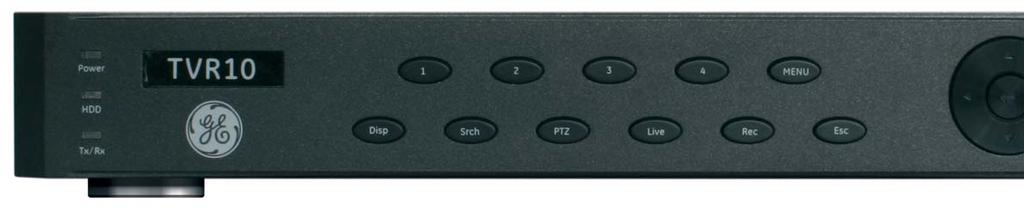 TruVision DVR10 Standard Features Enhanced Web browser interface Embedded H.