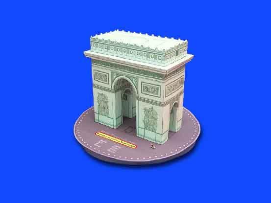 3D-Papercraft Buildings of the World Series France Arc de Triomphe (section ) C D. Japan, Inc. Canon R is a registered trademark of Canon Inc.. Build the base 3.