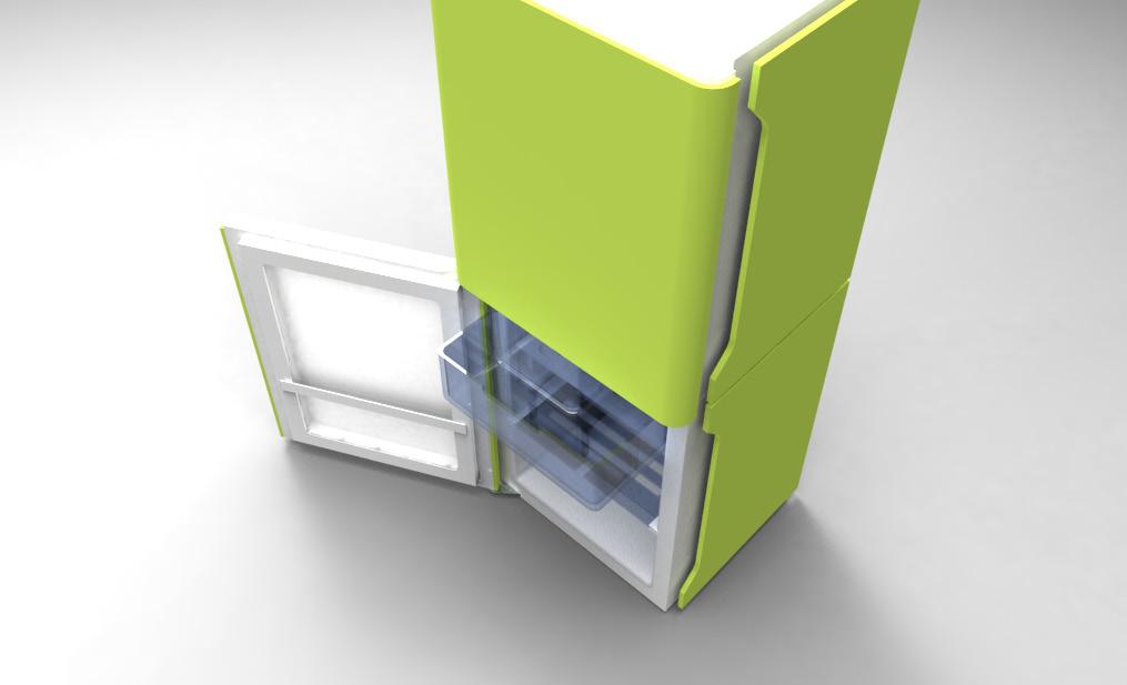 Design Development and Refinement Drawer in freezer