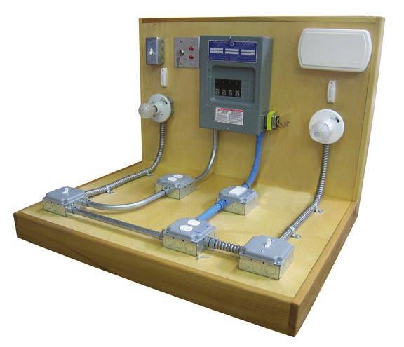 MODEL TUE-150 RESIDENTIAL WIRING TRAINER EDUCATIONAL TRAINING UNIT RESIDENTIAL WIRING TRAINERS This Trainer Panel is used to demonstrate electrical principles similar to those found in a residential