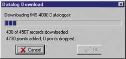 Chapter 2: IMS-4000 Software Click on File and select Export Field Names from the submenu if you want the field titles (Date, Time, Event Code, etc.) to be included with the data when you export.