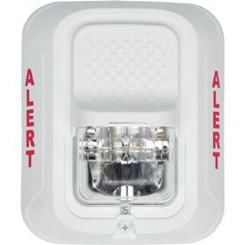 Emergency Communication Devices Alert Devices for Emergency Communication Systems ALERT Ceiling-Mount Strobes and Speaker Strobes Location White Model No.