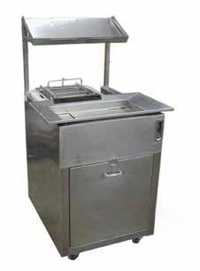 Gas and Electric Rethermalizers Gas Rethermalizer Thaws, heats and holds frozen food packets (chubs). Electric Rethermalizer Thaws, heats and holds frozen food packets (chubs).