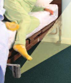 Cordless and Wireless Alarms Notify staff the moment a patient gets up from bed with a Motion Detection Alarm System.
