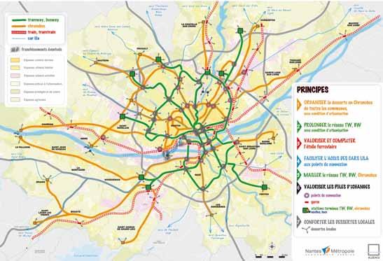 It is therefore necessary to take into consideration the question of mobility services and infrastructures on a much wider scale than Nantes Metropole alone.