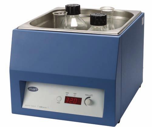 Digital water baths with easy to use temperature control and clear to read LED water temperature.