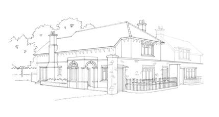 An architectural journey through time GLANDORE Front Elevation Rear Elevation Key Features Arts and Crafts style features, with Edwardian and Classical elements Flexible spaces designed for all