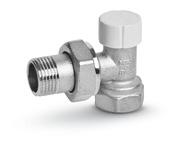 Raccordi e prolunghe Fittings and extensions Valvole monotubo