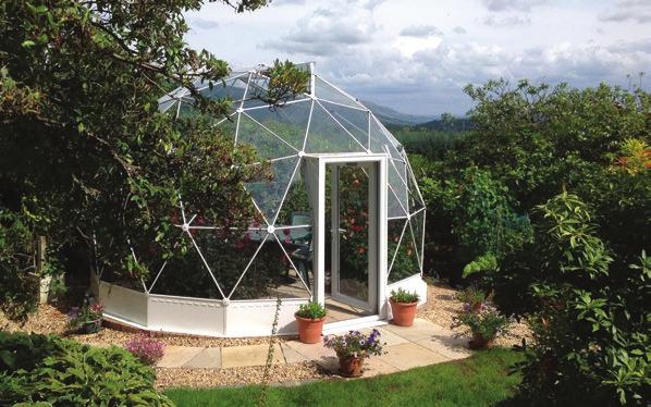 SOLARDOME Haven A lovely conservatory-sized room and deceptively large inside, the Haven is often used as a garden sitting or dining