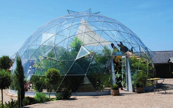 SOLARDOME Paradise The Paradise makes a stunning orangery, palm house, pool cover or a room