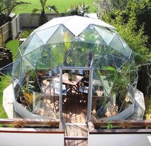 It fits perfectly with our landscaped gardens - it s our very own Eden Project.