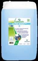 Good cleaning action on all types of fabrics, antiredeposition and high sequestering ability,