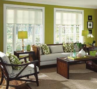 Remote controlled shades Eliminate glare, create privacy, and help keep a room cool, all with one touch. You can even control lights, shades, and temperature together.