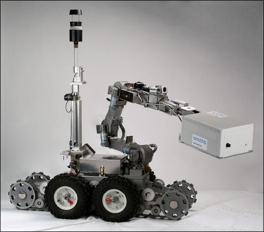 Applications - Robotic Program Description: EOD Robot FBI Hazardous Material Response Unit (HMRU) robot delivered in 2003 Provided remote NBC detection with existing EOD robots Developed for