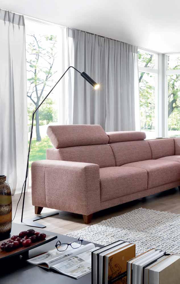 KELLY Sublime minimalism Pure and essential design. Embrace the modern style and make your dream living room a reality. Choose a modular sofa that can be combined into variety of configurations.