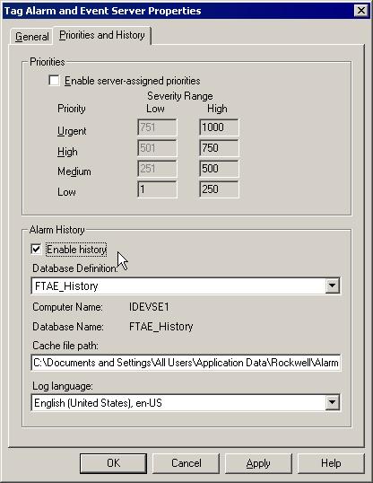 FactoryTalk Alarms and Events System Configuration Guide 4.