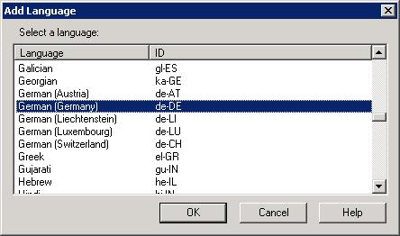 When the Display undefined strings using the default language check box is selected, any strings that are not defined in the current language are displayed in the default language at run time.