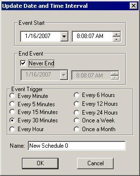 FactoryTalk Alarms and Events System Configuration Guide Create a synchronization schedule A synchronization schedule determines when devices are synchronized.
